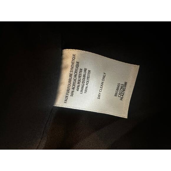 Nordstrom Chelsea 28 Faux leopard fur coat size Small - Picture 6 of 7